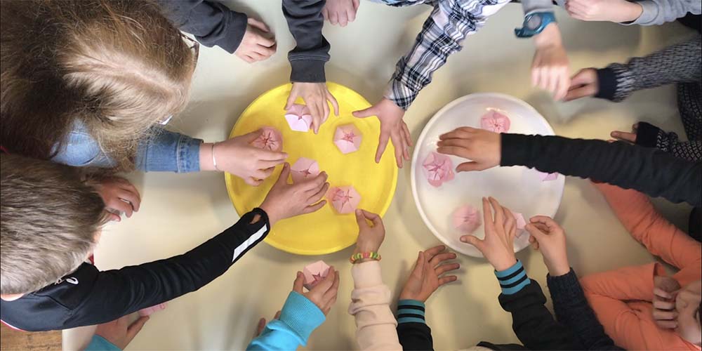 Atelier avec les élèves de l’école primaire de Nontron encadré par Studio Monsieur [Manon Leblanc & Romain Diroux] - « Résidences de l’Art en Dordogne » / Nontron – 2019